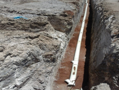 Sewerage Pipe Installation