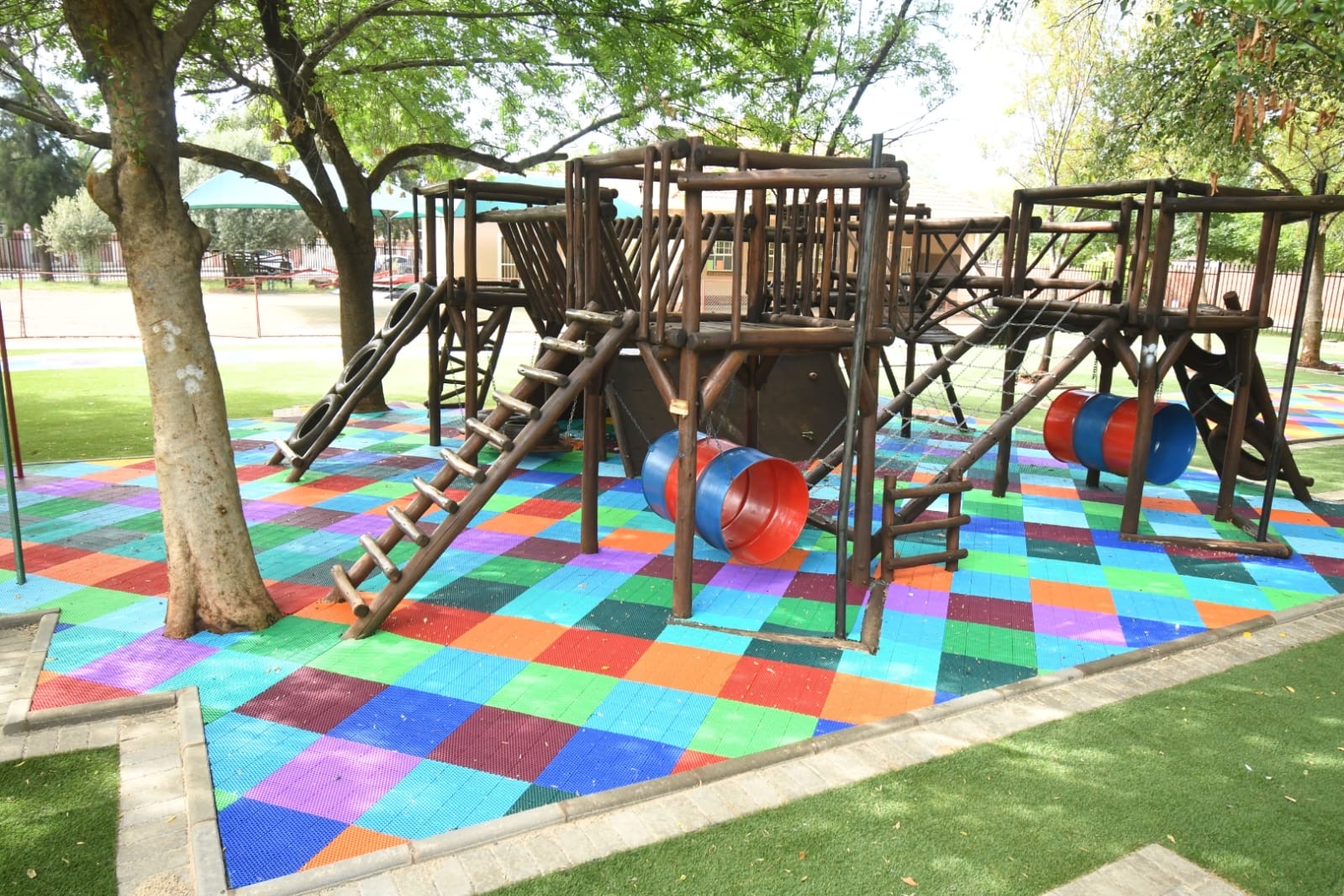 Wooden Climbing Structure